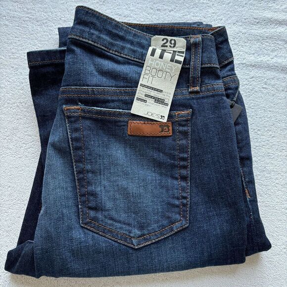 Joe's Jeans The Honey Booty Fit Curvy Flared Leg Stretch Blue Jeans Size 29 - Picture 9 of 9